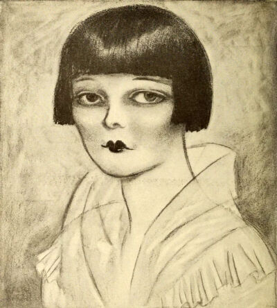 拉尔夫·巴顿《Mary Thurman》，1921年