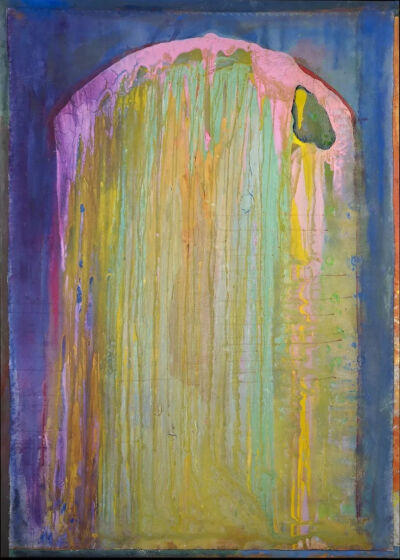 弗兰克·鲍林《Upright》，布面油画，188×135cm，2012年