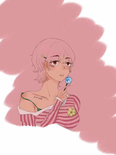 刮刮乐女孩