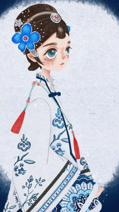 美女插画
——小美马