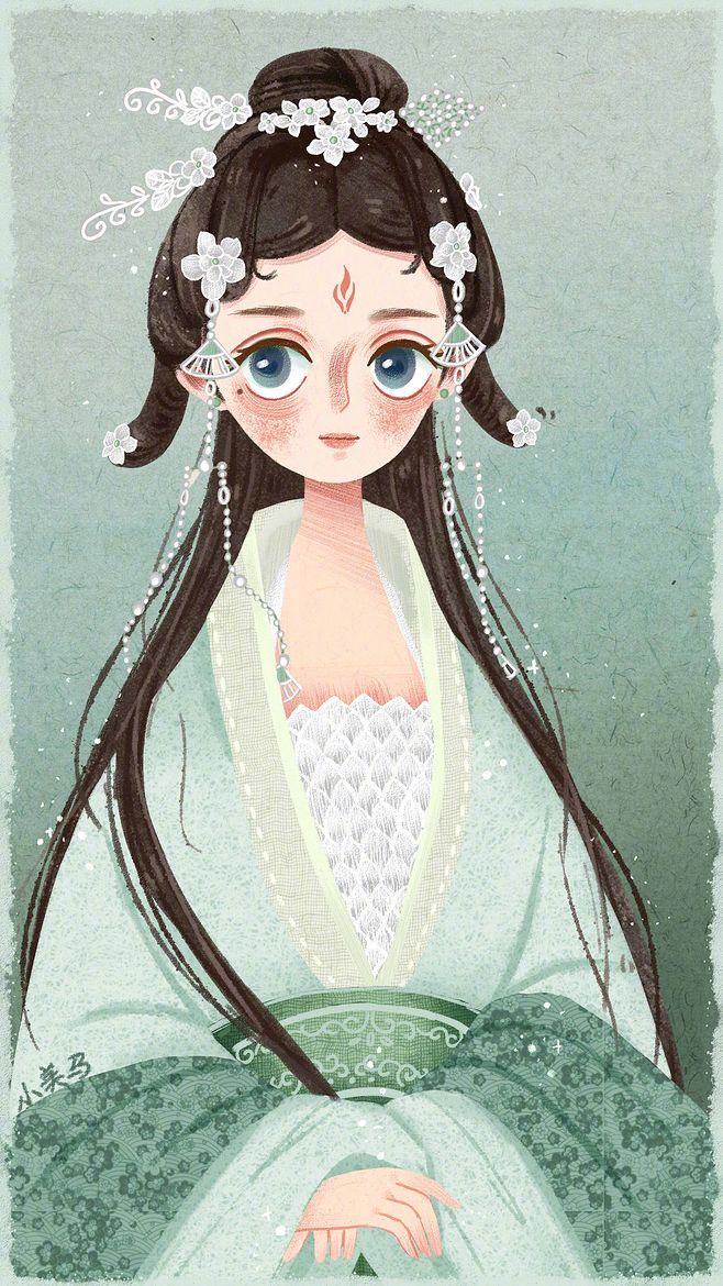 美女插画
——小美马