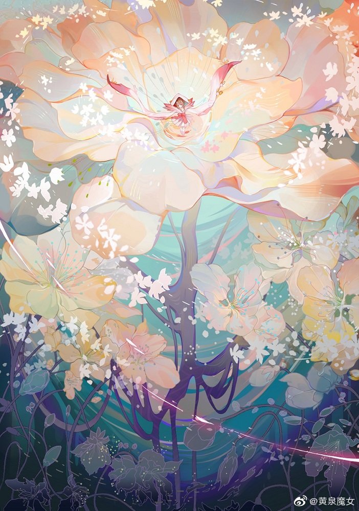 画师微博@黄泉魔女
桃花妖 桃华灼灼 ssr