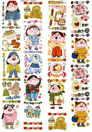 手帐素材可以打印