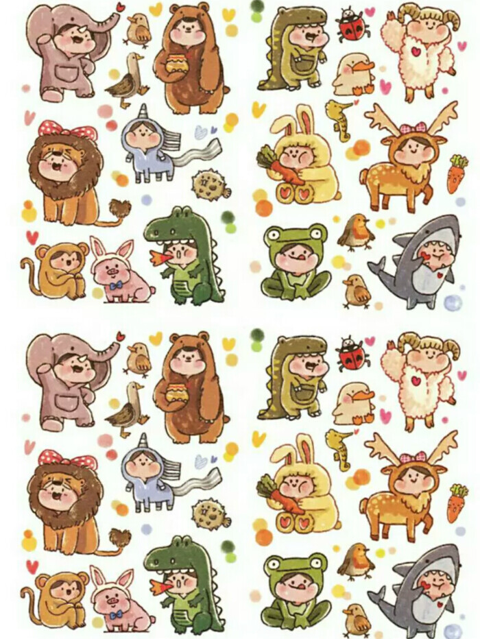 手帐素材可以打印