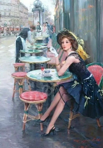 网上关于康斯坦丁·拉祖莫夫（Konstantin Razumov）的资料很少，只知道他是个当代乌克兰画家，但他笔下白皙、柔软、饱满和健康的女人，却已经到处可见。真是没有辜负他生在盛产美女的乌克兰啊。
有人说，康斯坦丁·…