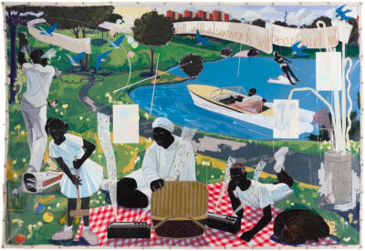 Kerry James Marshall：《Past Times》（1997）