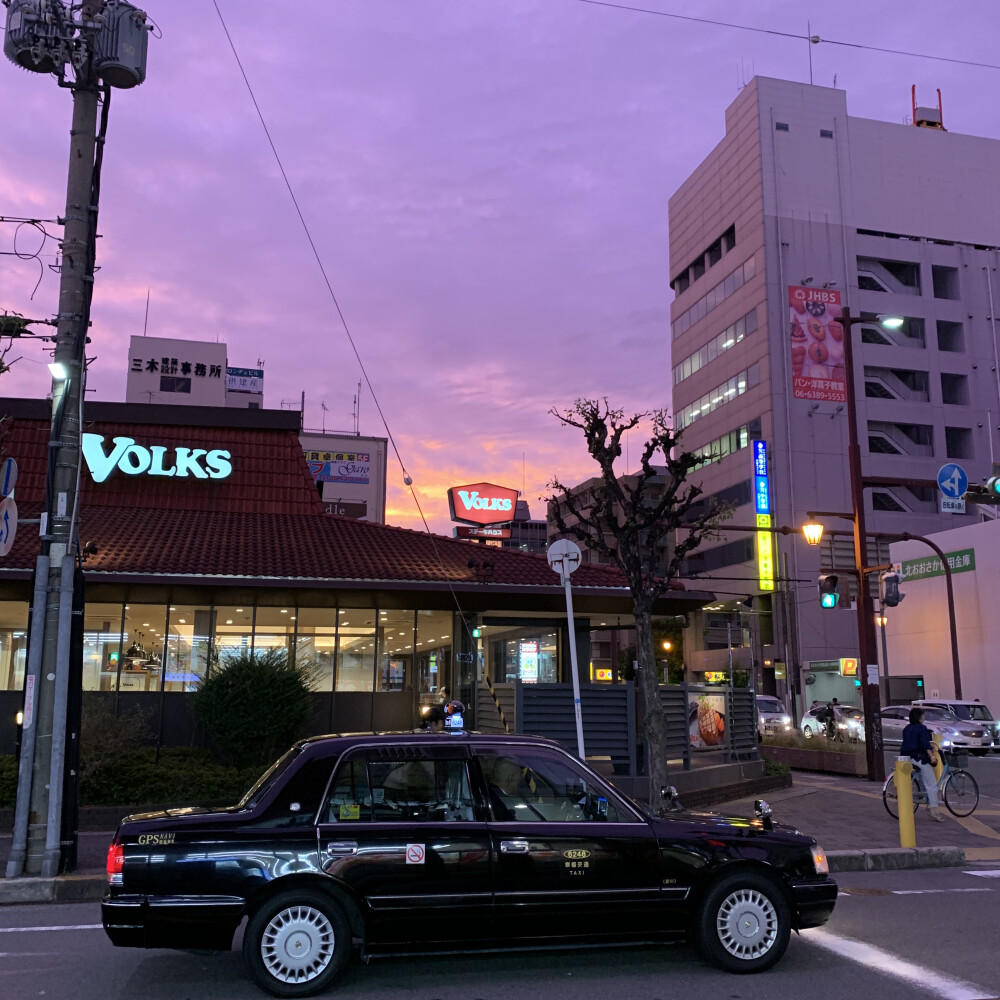 台风来临前的日本