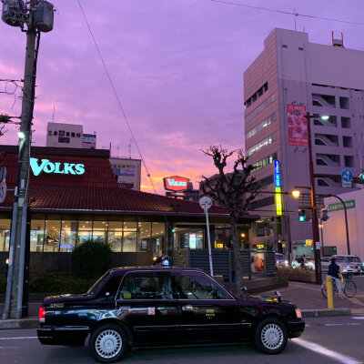 台风来临前的日本