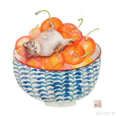 万物色之 夏日水彩集 作者：亚麦小聚