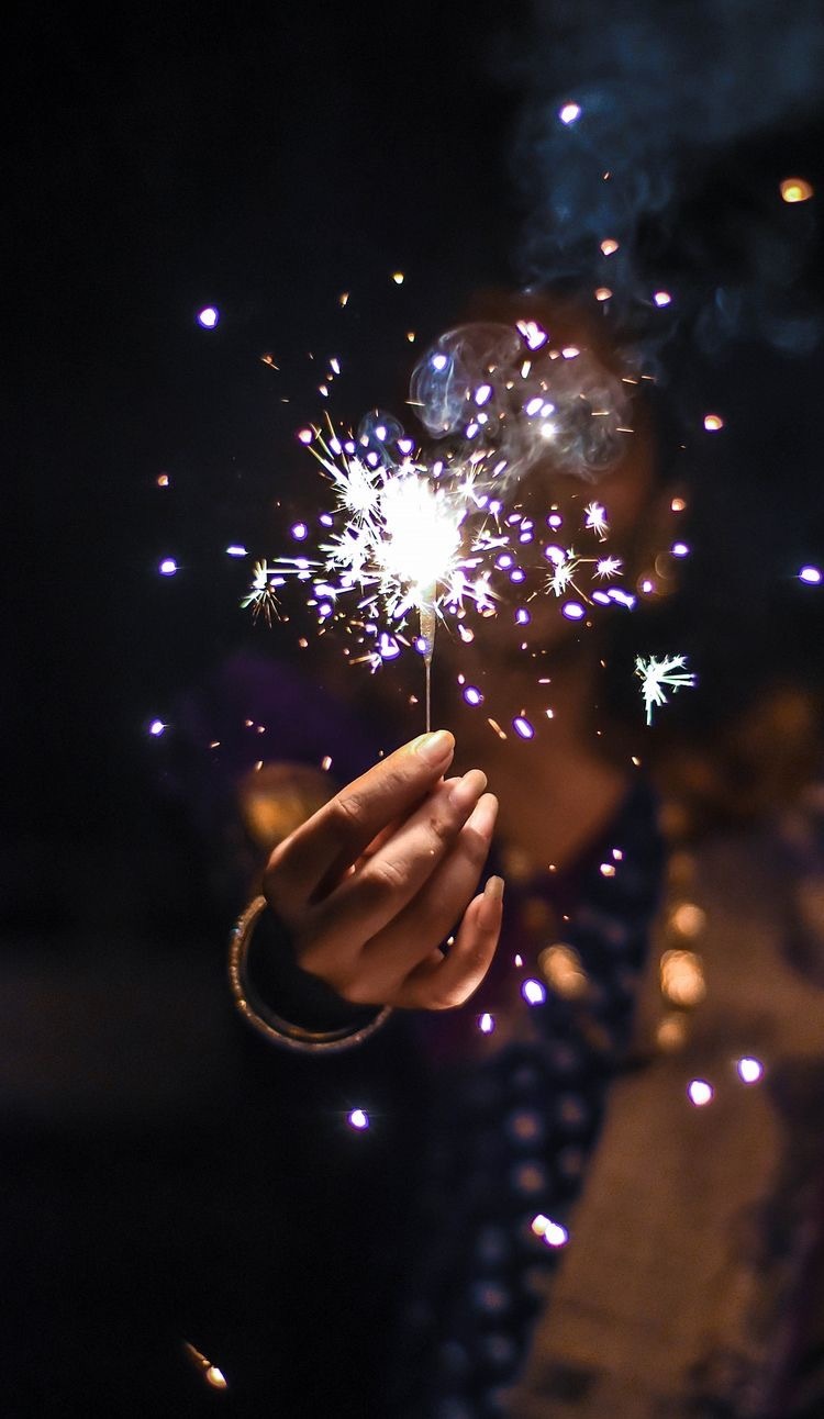 仙女棒爱仙女 烟花太可爱啊啊