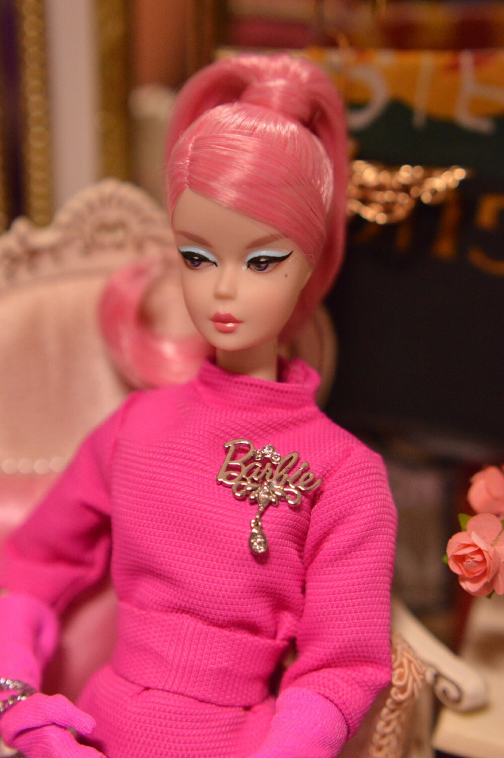 【Barbie® Proudly Pink™ Doll骄傲粉红芭比】喜欢粉色星人看到这个芭比的第一眼一定就已经心动了吧！