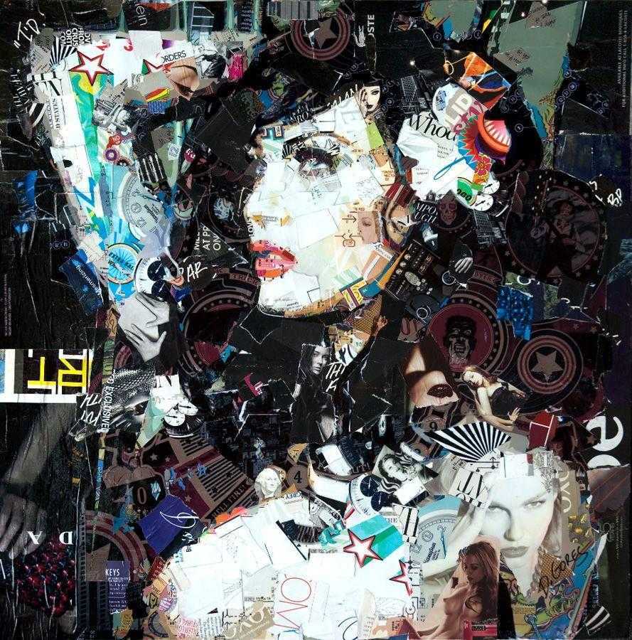 美国艺术家 derek gores 拼贴画作品 | derekgores.com