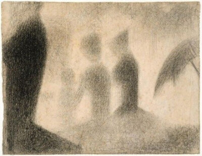 乔治·修拉（Georges Seurat，1859-1891）素描