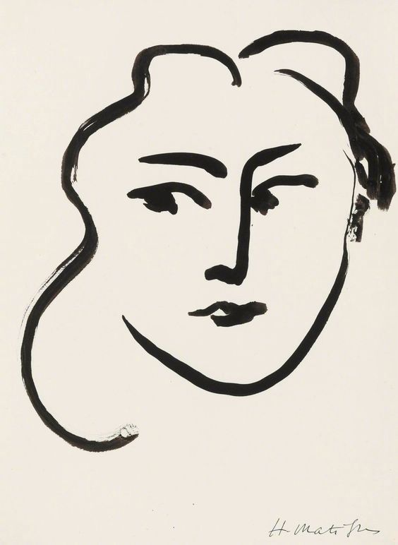 Henri Matisse / 亨利·马蒂斯 1869-1954所有的线条 ，都在舞蹈