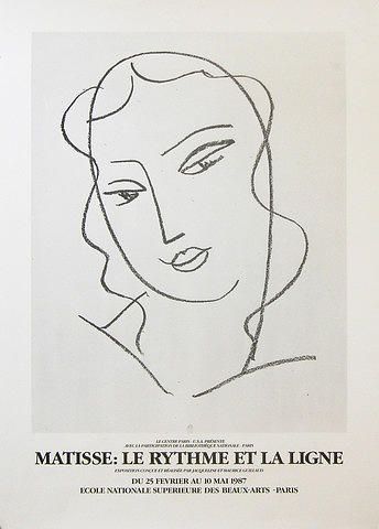 Henri Matisse / 亨利·马蒂斯 1869-1954所有的线条 ，都在舞蹈