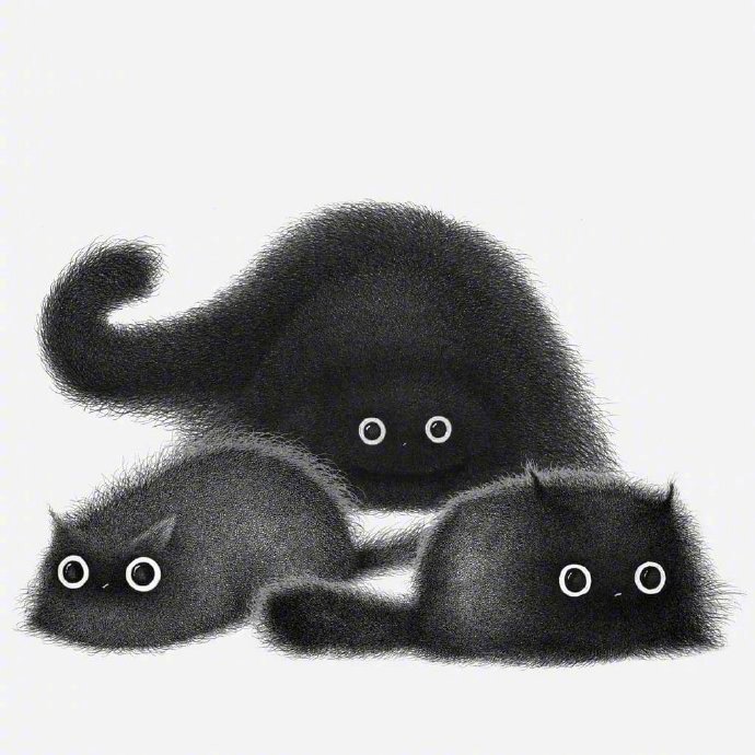 Black Catins:purr.in.ink