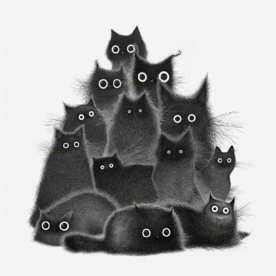 Black Catins:purr.in.ink