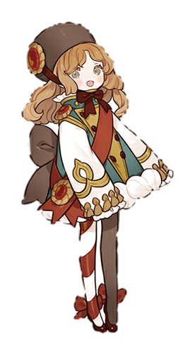 小裙子 可爱复古少女 手帐免扣素材人物☁