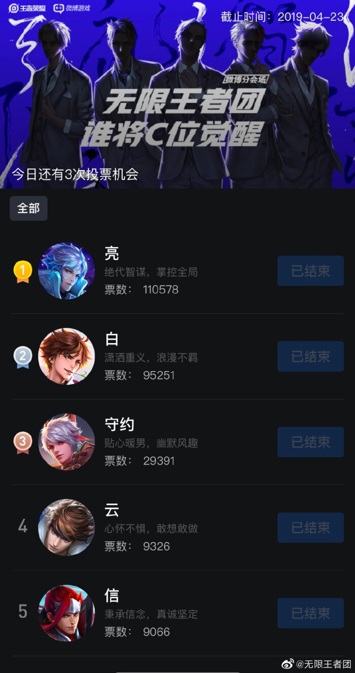 无限王者男团✨✨