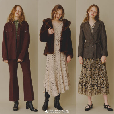 Lily Brown Autumn Winter 2nd Collection 2019 | New Classic Bourgeois 70年代的布尔乔亚情调，复古文艺的穿衣风格，同时也精致贵气。 ​