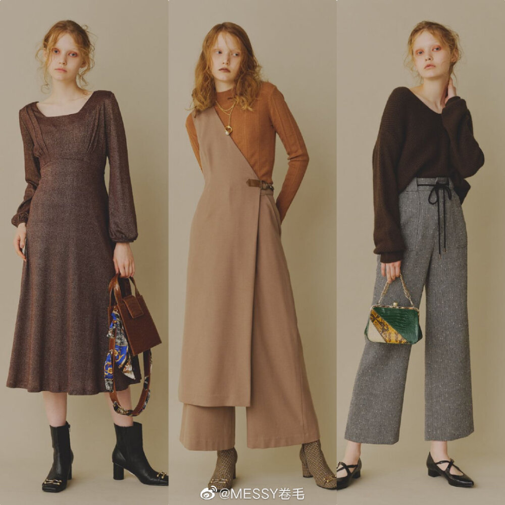 Lily Brown Autumn Winter 2nd Collection 2019 | New Classic Bourgeois 70年代的布尔乔亚情调，复古文艺的穿衣风格，同时也精致贵气。 ​