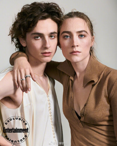 #甜茶罗南写真#甜茶Timothée Chalamet 和 西尔莎·罗南，携手登封，二人的眉眼太深邃了！