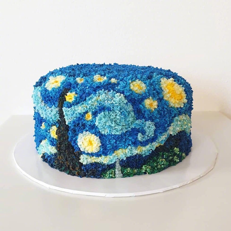 #the starry night# 梵高的《星月夜》真的适用于好多产品的装饰