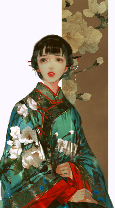 手绘 水粉画 by伊吹鸡腿子 人物