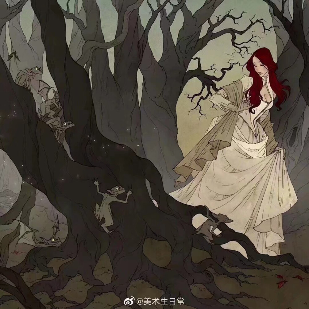 暗黑童话
意大利画师 Abigail Larson ​ ​​​