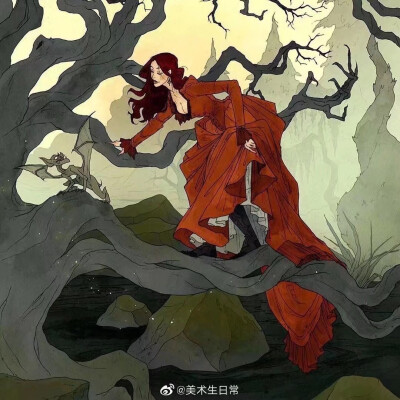 暗黑童话
意大利画师 Abigail Larson ​ ​​​