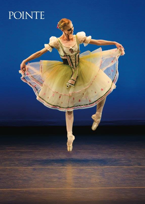 Soloist Ida Praetorius floats through Bournonville’s “Flower Festival,” photo by Kyle Froman ​