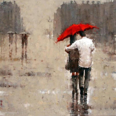 这抹流动的红。作者：Andre Kohn