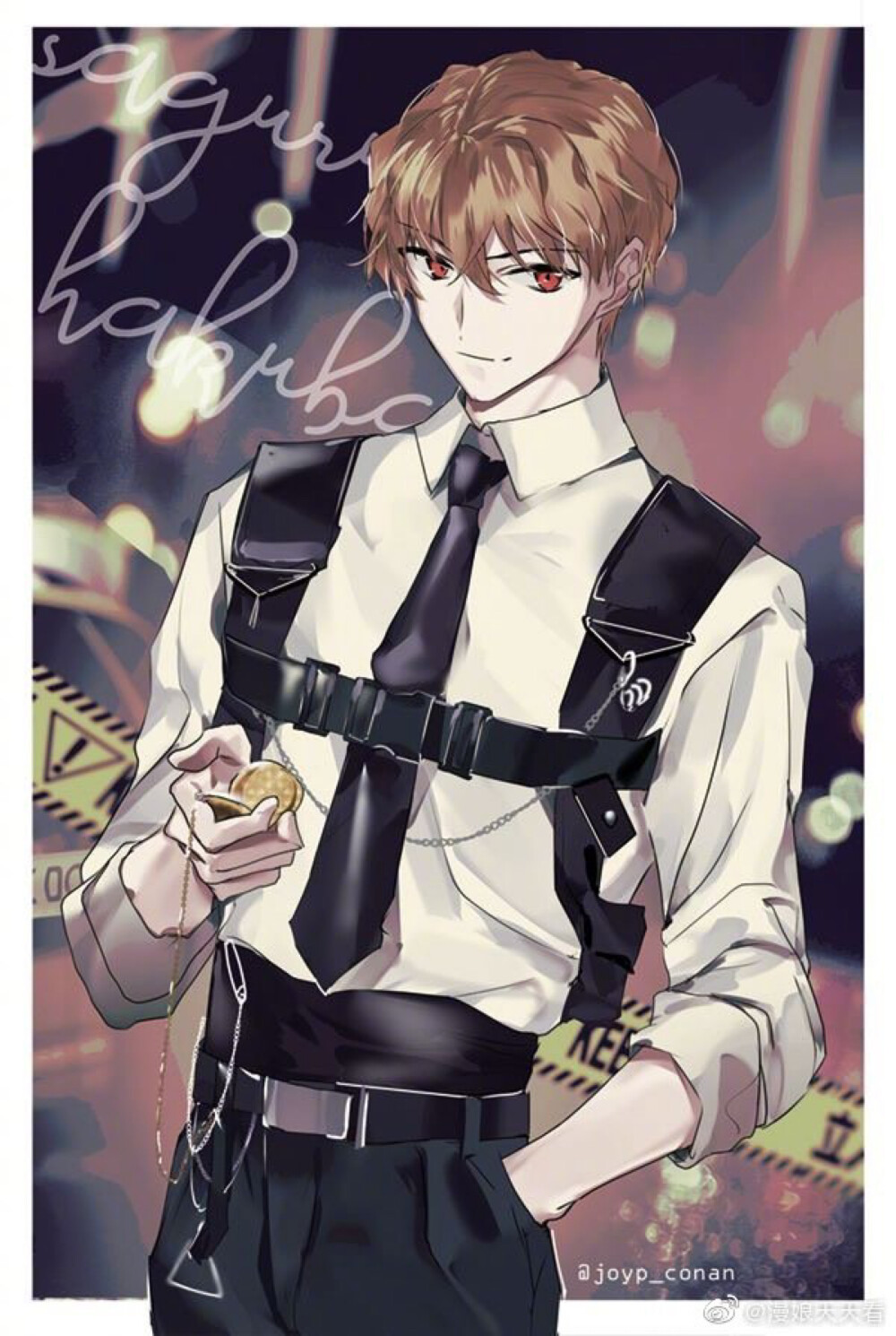柯南四少这个画风太A了！