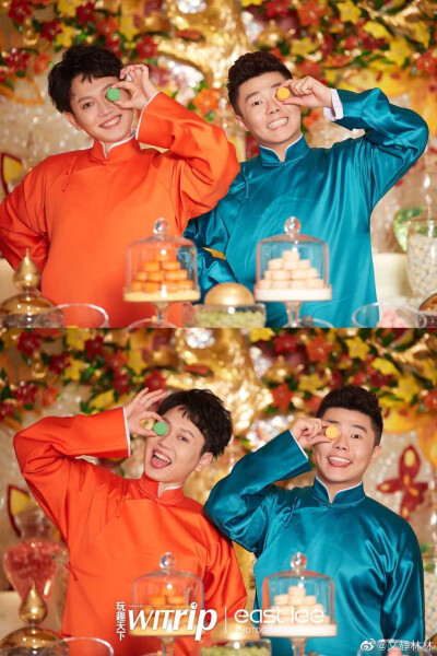 ✨✨神仙可爱孟鹤堂，
                               人间甜饼周九良。✨✨