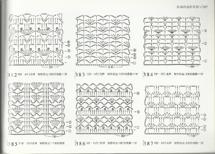 钩针花样 图解