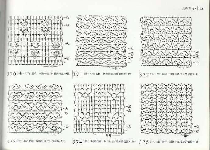 钩针花样 图解
