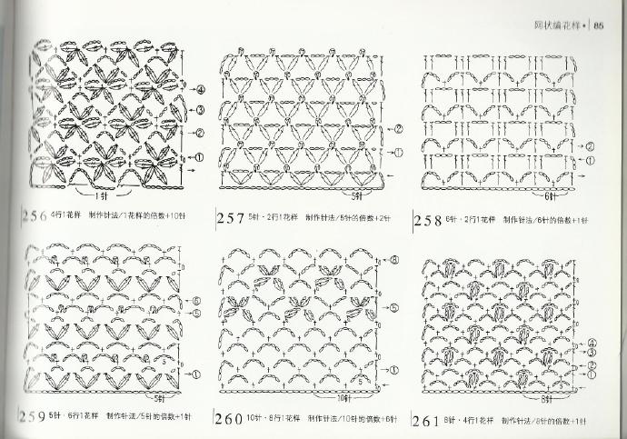 钩针花样 图解