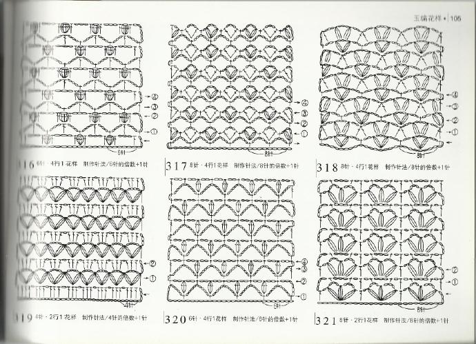 钩针花样 图解