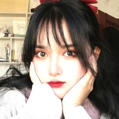 #头像 背景 黑色 病女 个性 #插画#人物