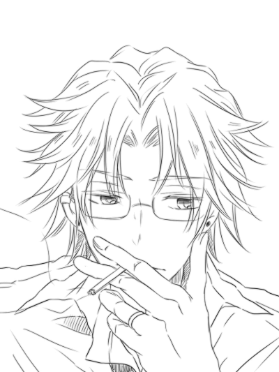 家庭教师——狱寺隼人
仅作欣赏，禁止商用