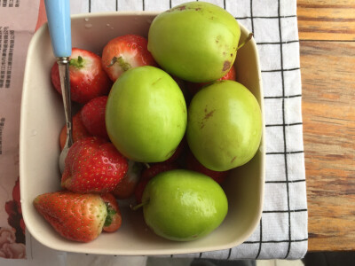 花园里的小食