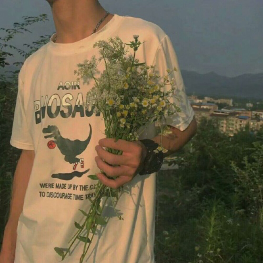 男头｜半身男头拿花