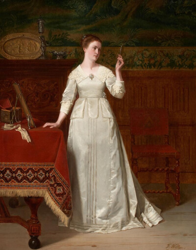 比利时 弗洛伦特·威廉姆斯（florent willems）人物绘画作品 ​ ​​​