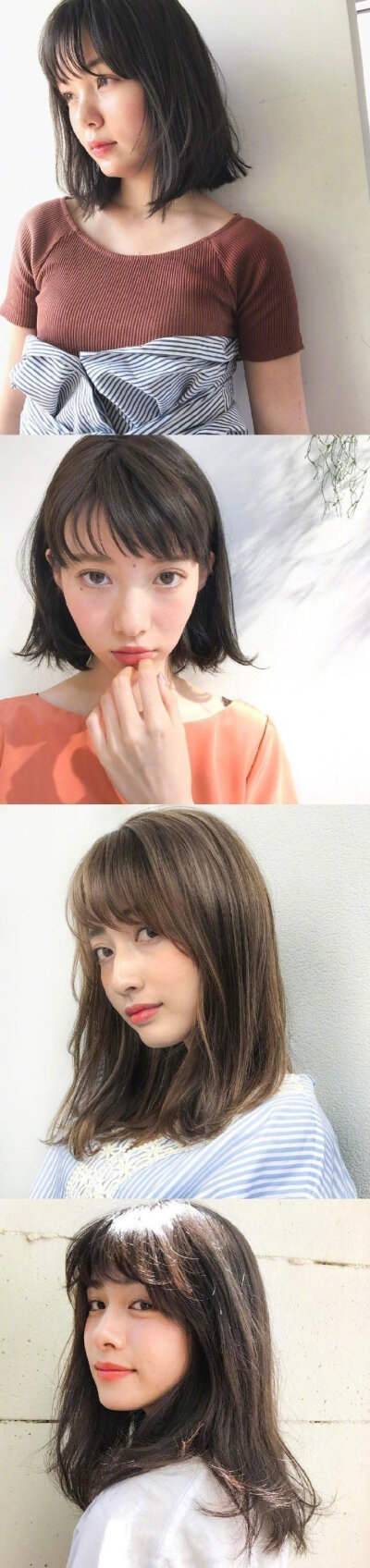 36款日系中短发发型合集，又想剪头发了