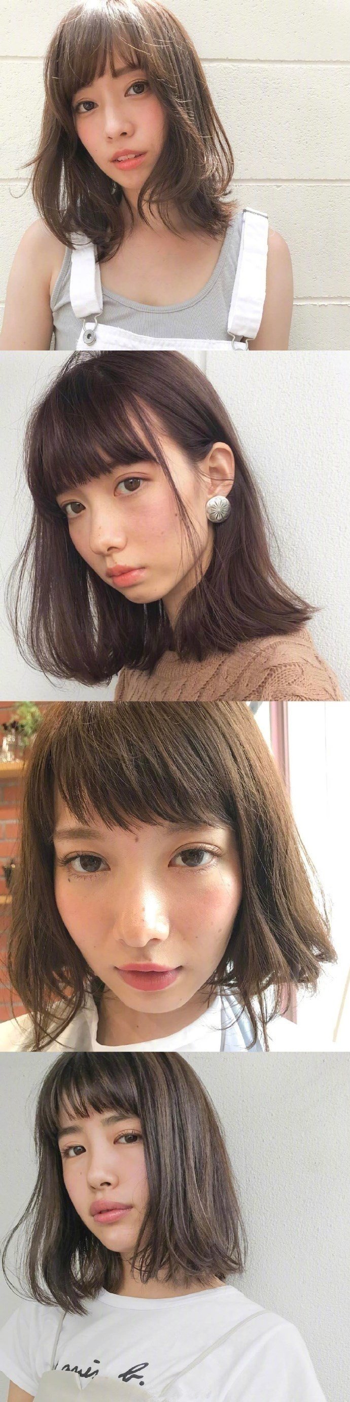 36款日系中短发发型合集，又想剪头发了