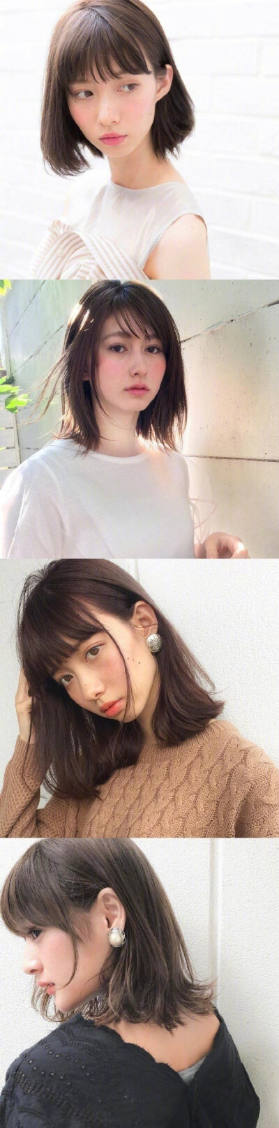 36款日系中短发发型合集，又想剪头发了