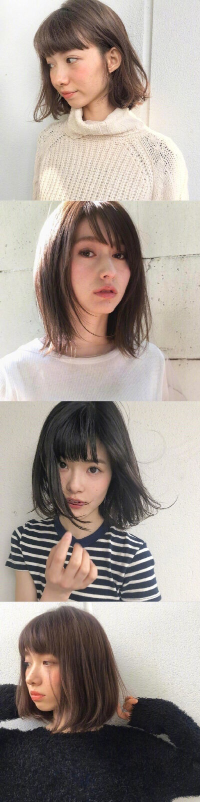 36款日系中短发发型合集，又想剪头发了