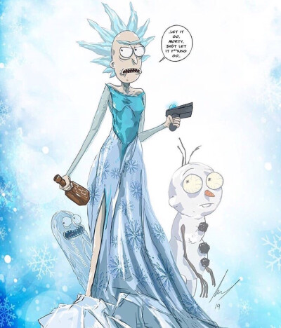 Rick and morty via:rickasmorty