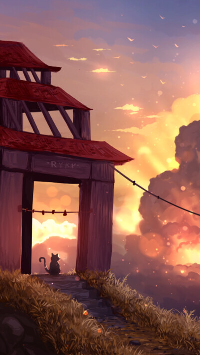 背景 动漫场景 插画 场景壁纸