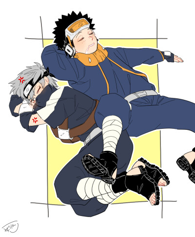 火影忍者 水门班好可爱啊……